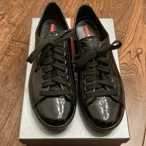 Deals for Patent Leather Prada Sneakers 